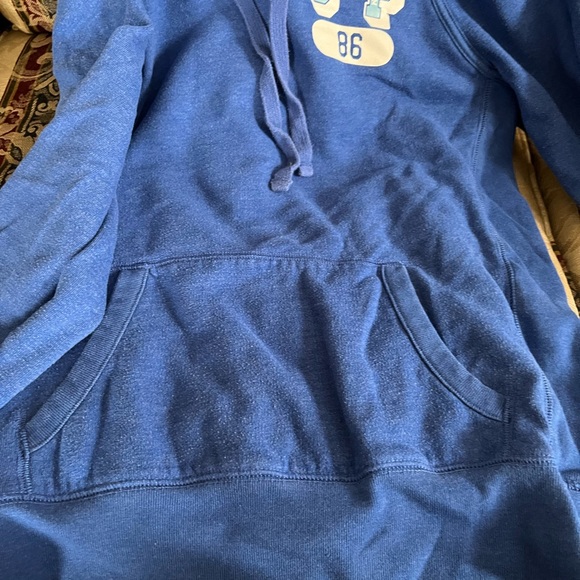 Victorias Secret Pink blue hooded sweatshirt - Picture 7 of 12